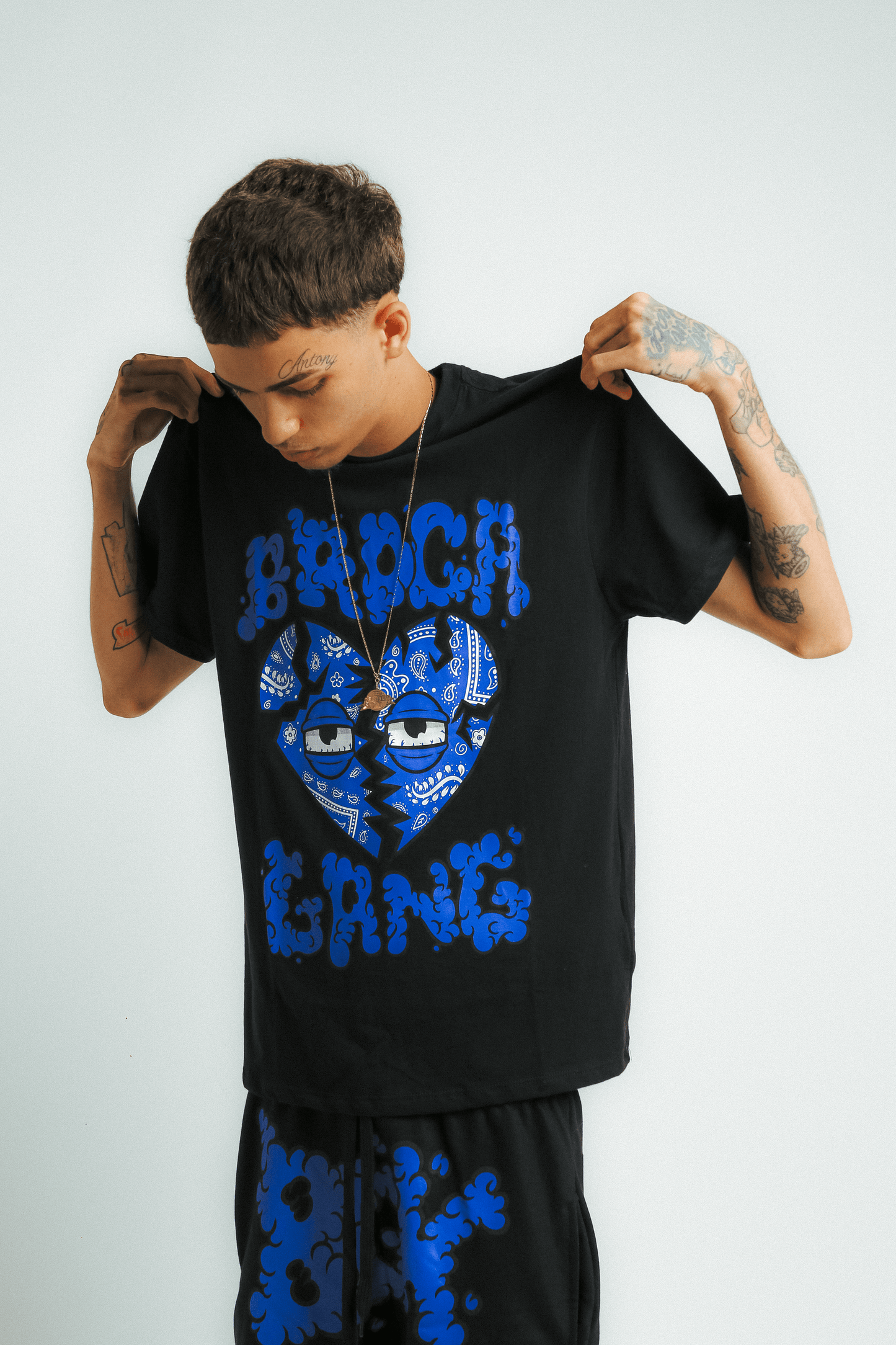 Conjunto BGK “CR*PS” Broken Heart x Broca Gang