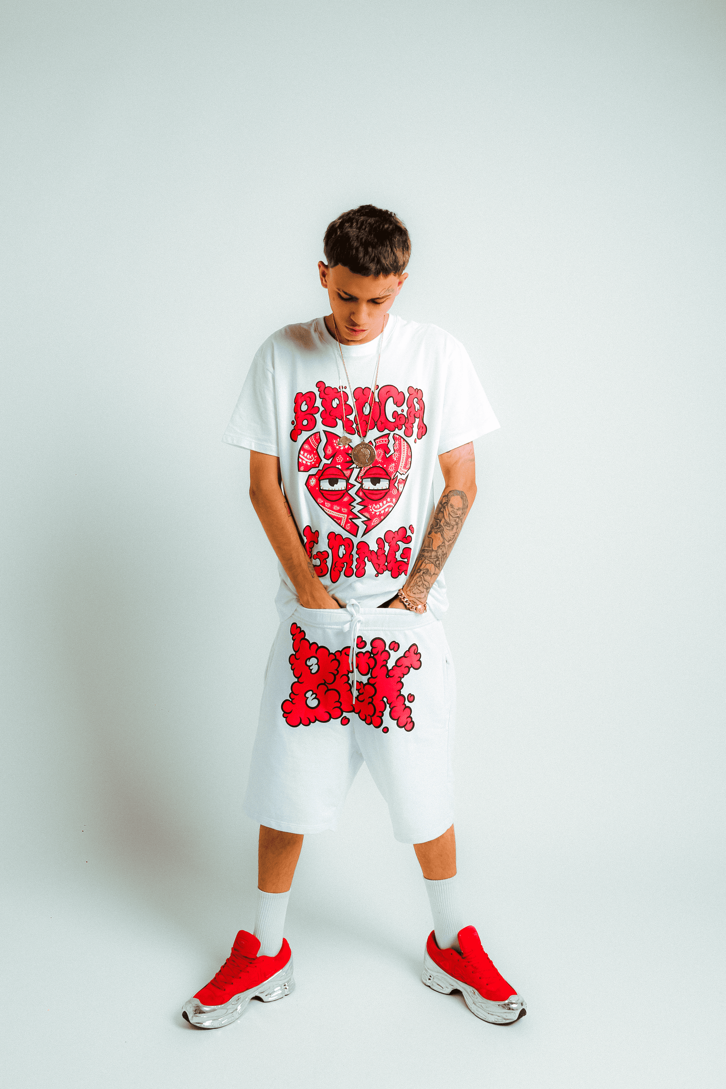 Conjunto BGK “BL**DS” Broken Heart x Broca Gang